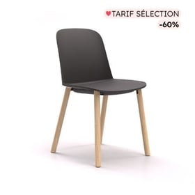 tarif-selection-chaise-vela-4pieds-bois-noir-60%